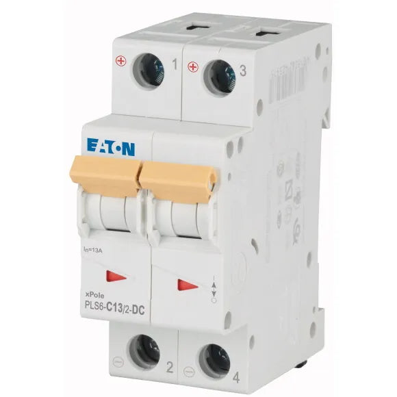 PLS6-C13/2-DC-MW Xpole Interruptor termomagnético para DC 2P 13A 6kA Curva C