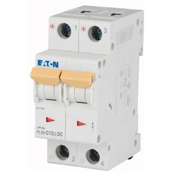 PLS6-C13/2-DC-MW Xpole Interruptor termomagnético para DC 2P 13A 6kA Curva C