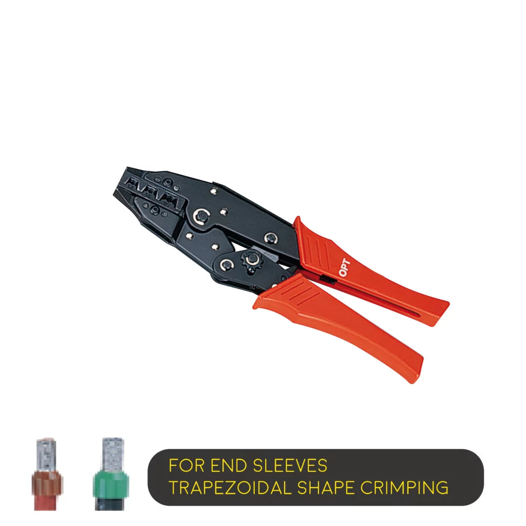 Herramienta para prensar ferrules Crimpado trapezoidal 25-50mm² 4-2AWG