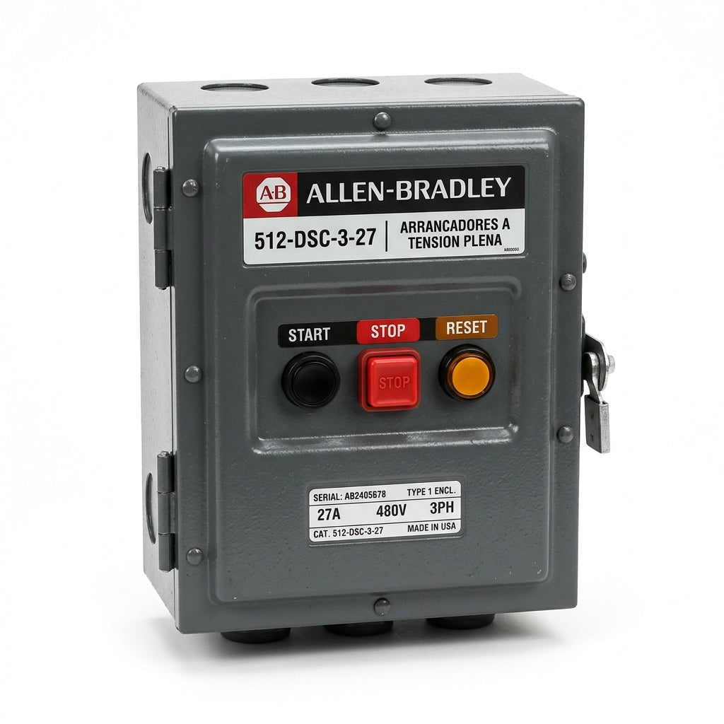 ALLEN-BRADLEY 512-DSC-3-27 ARRANCADORES A TENSION PLENA