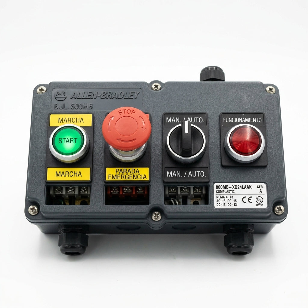 ALLEN-BRADLEY 800MB-XO24LAAK BOTONES PULSADORES BOTONERAS Y ACCESORIOS