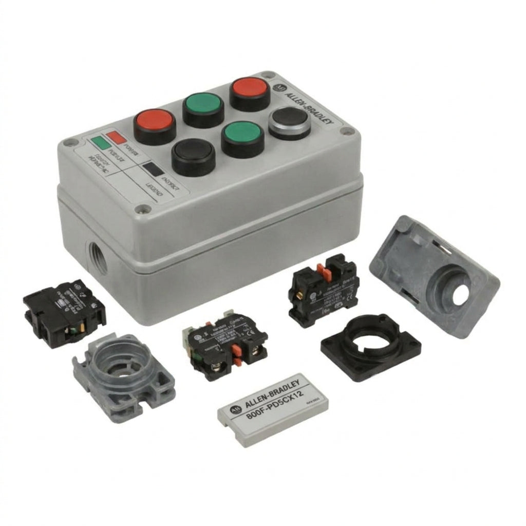 ALLEN-BRADLEY 800F-PD5CX12 BOTONES PULSADORES BOTONERAS Y ACCESORIOS