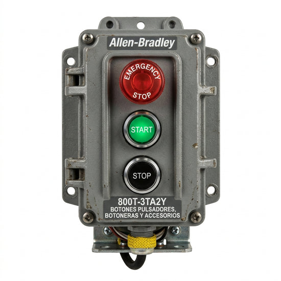 ALLEN-BRADLEY 800T-3TA2Y BOTONES PULSADORES BOTONERAS Y ACCESORIOS