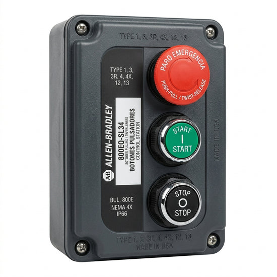 ALLEN-BRADLEY 800EQ-SL34 BOTONES PULSADORES BOTONERAS