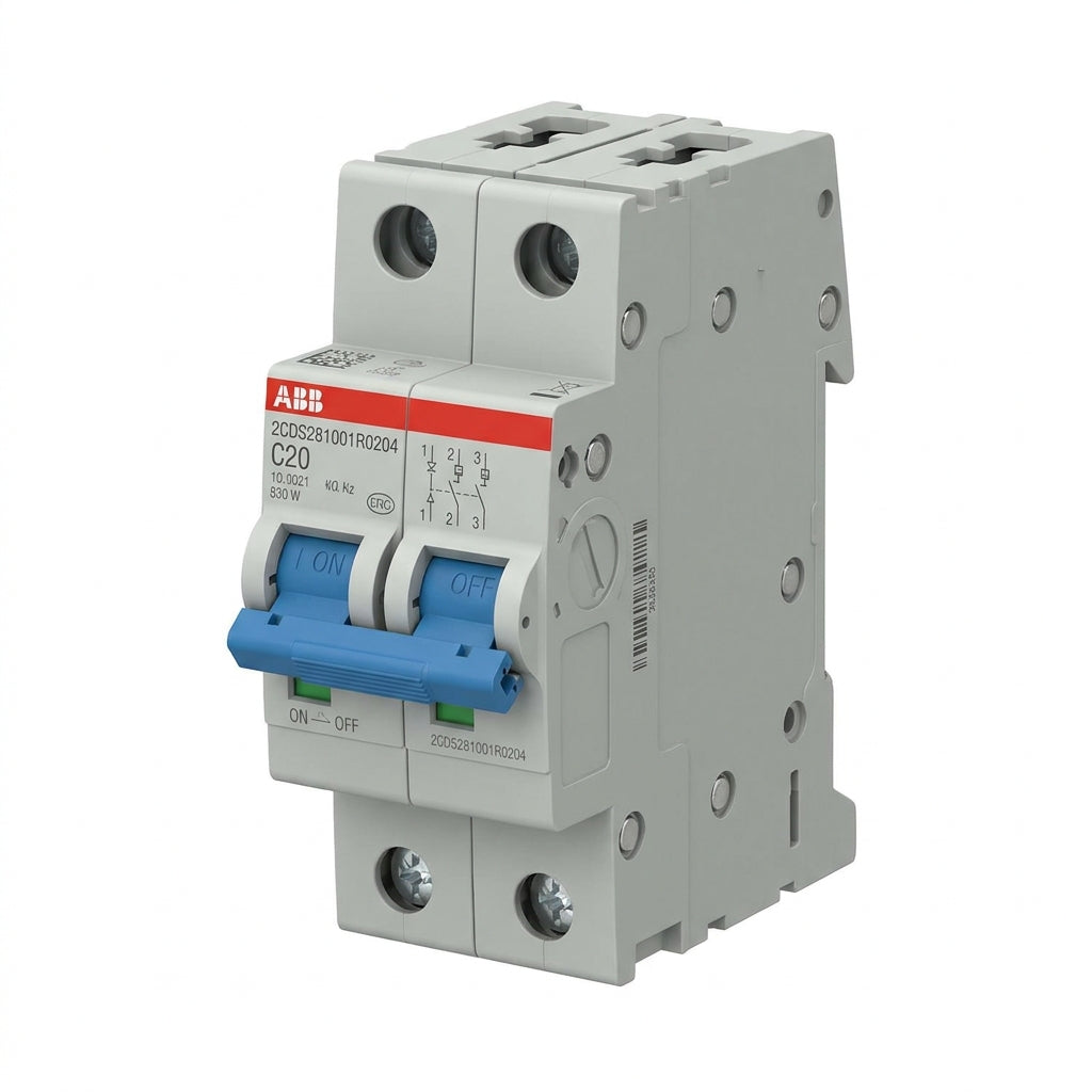 ABB 2CDS281001R0204 INTERRUPTORES TERMOMAGNETICOS MINIATURA RIEL DIN
