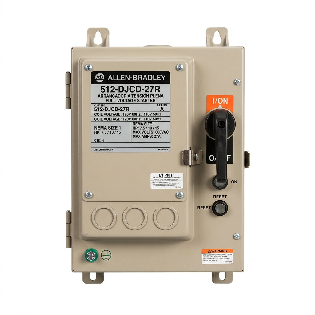 ALLEN-BRADLEY 512-DJCD-27R ARRANCADORES A TENSION PLENA