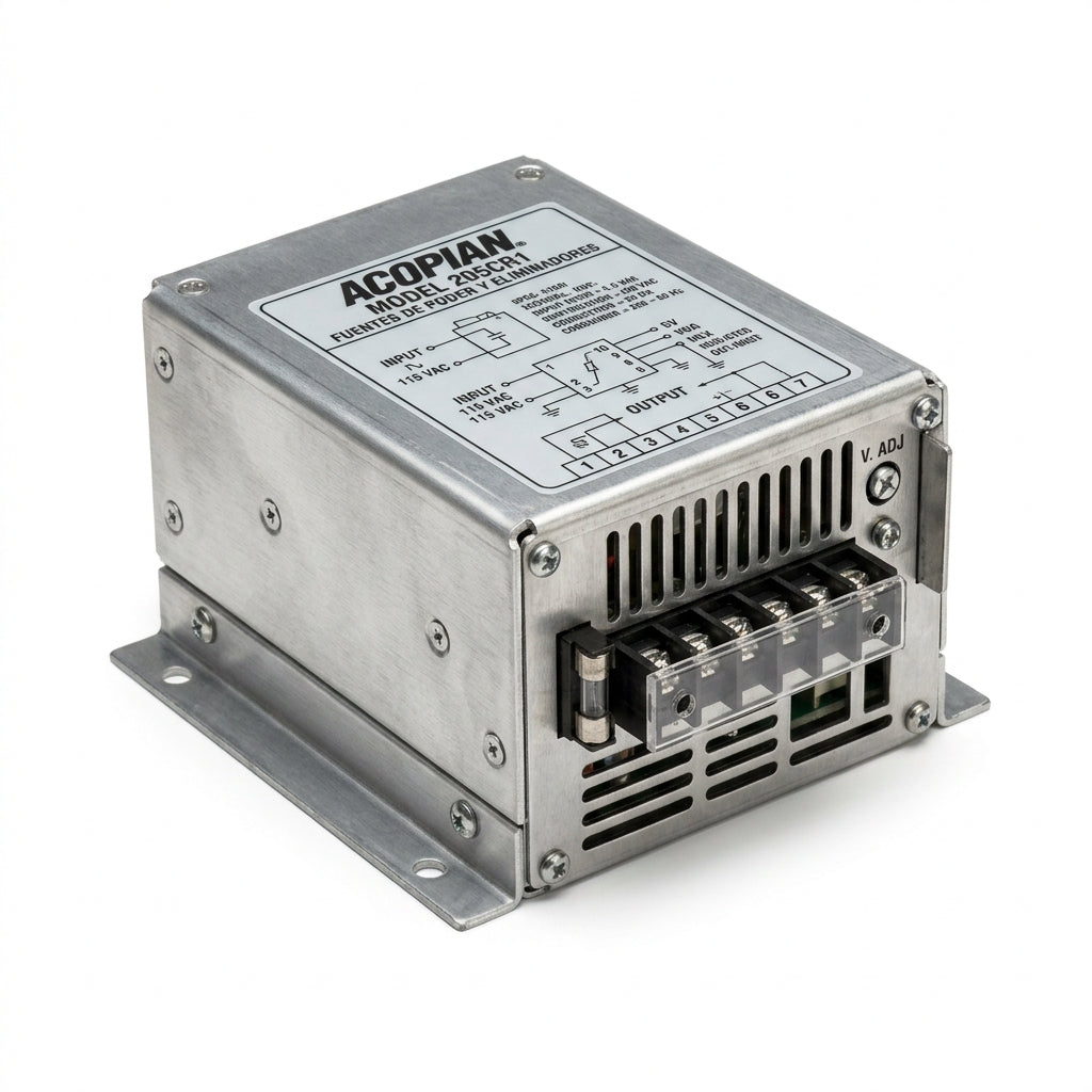 ACOPIAN 205CR1 FUENTES DE PODER Y ELIMINADORES