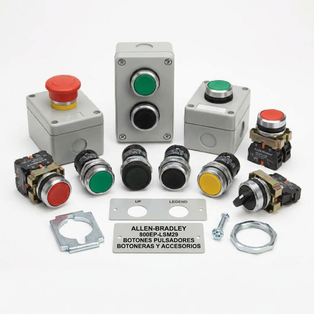 ALLEN-BRADLEY 800EP-LSM29 BOTONES PULSADORES BOTONERAS Y ACCESORIOS