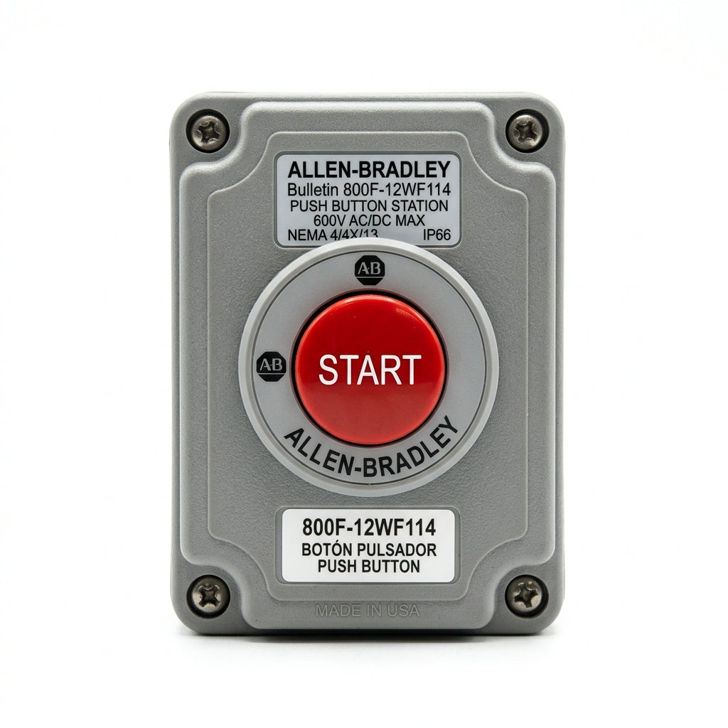 ALLEN-BRADLEY 800F-12WF114 BOTONES PULSADORES BOTONERAS Y ACCESORIOS