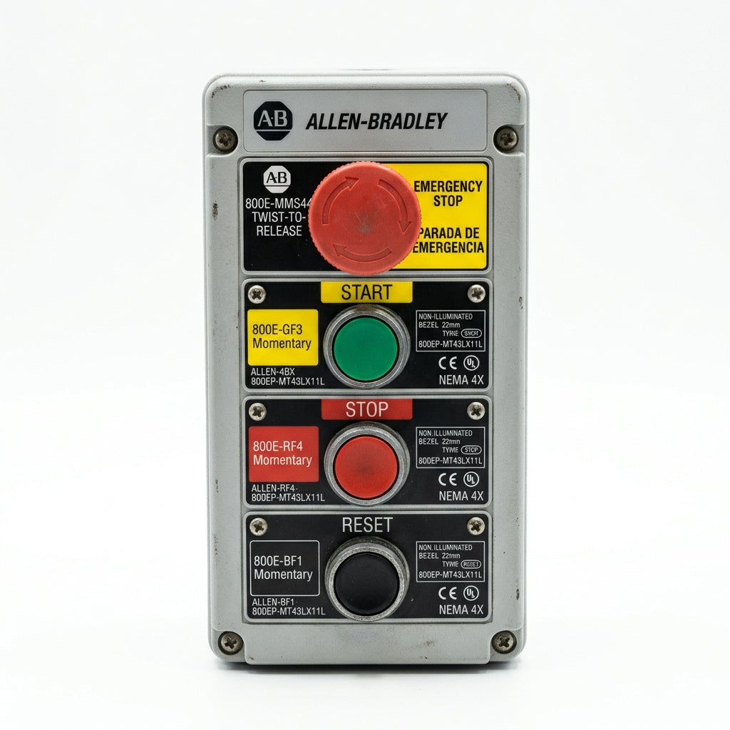 ALLEN-BRADLEY 800EP-MT43LX11L BOTONES PULSADORES BOTONERAS