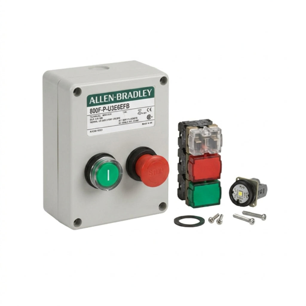 ALLEN-BRADLEY 800F-P-U3E6EFB BOTONES PULSADORES BOTONERAS Y ACCESORIOS
