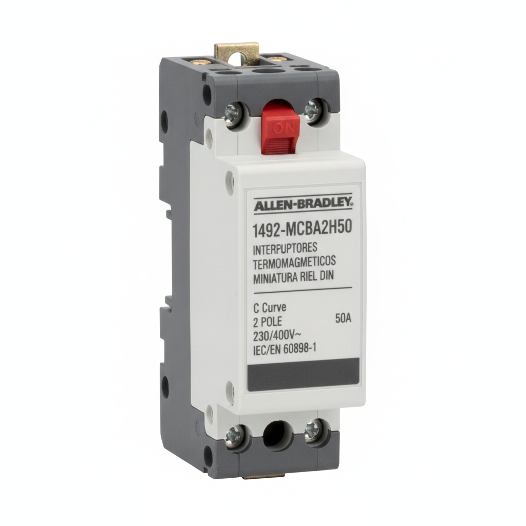 ALLEN-BRADLEY 1492-MCBA2H50 INTERRUPTORES TERMOMAGNETICOS MINIATURA RIEL DIN
