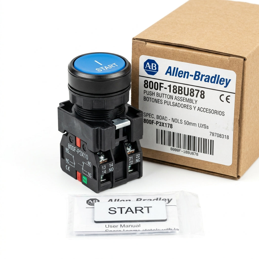ALLEN-BRADLEY 800F-18BU878 BOTONES PULSADORES BOTONERAS Y ACCESORIOS