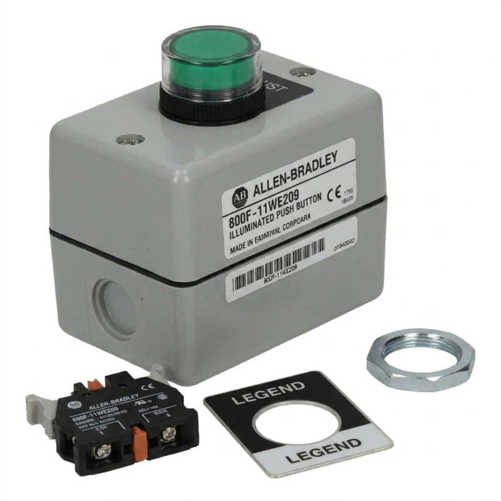 ALLEN-BRADLEY 800F-11WE209 BOTONES PULSADORES BOTONERAS Y ACCESORIOS