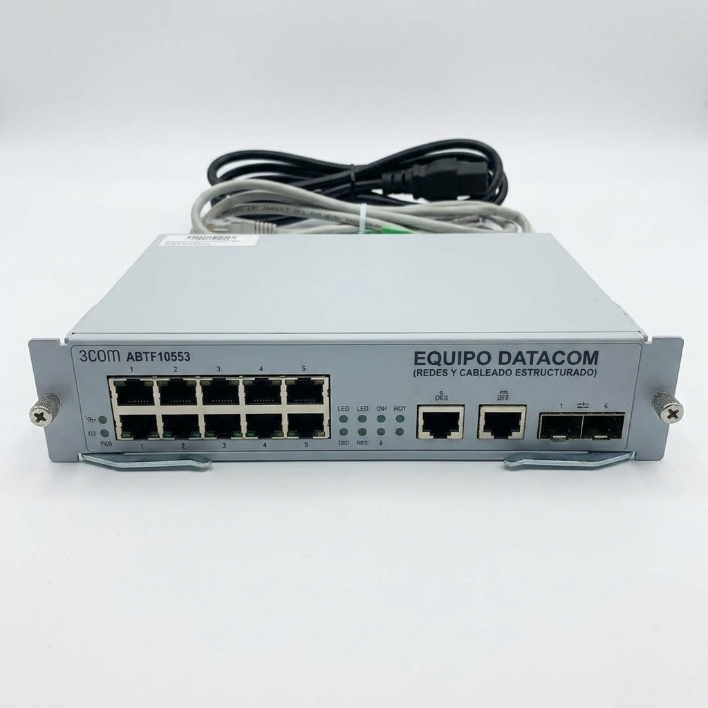 3COM ABTF10553 EQUIPO DATACOM (REDES Y CABLEADO ESTRUCTURADO)
