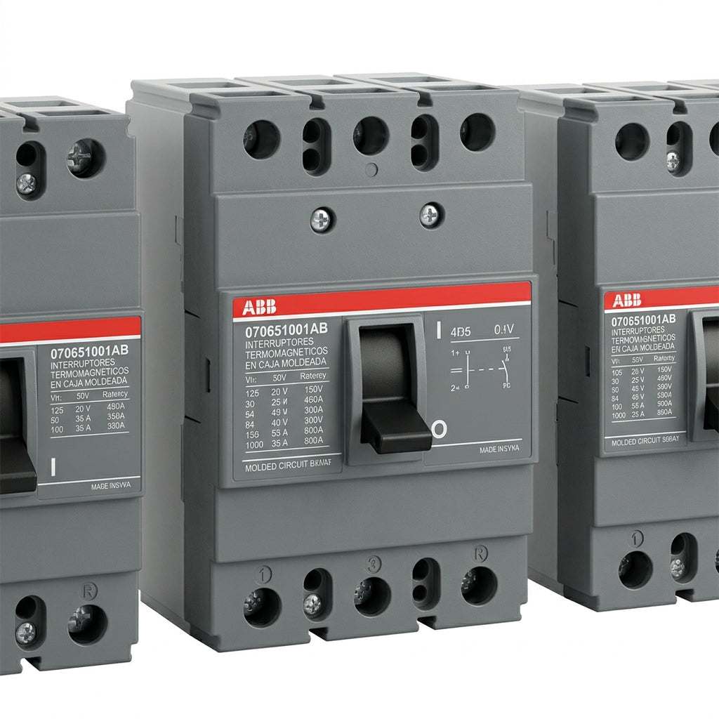 ABB 070651001AB INTERRUPTORES TERMOMAGNETICOS EN CAJA MOLDEADA