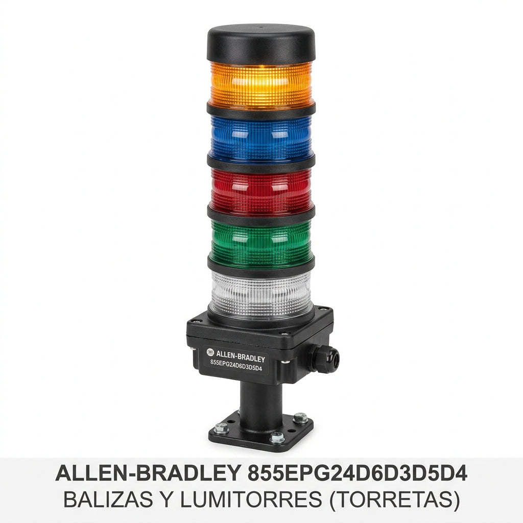 ALLEN-BRADLEY 855EPG24D6D3D5D4 BALIZAS Y LUMITORRES (TORRETAS)