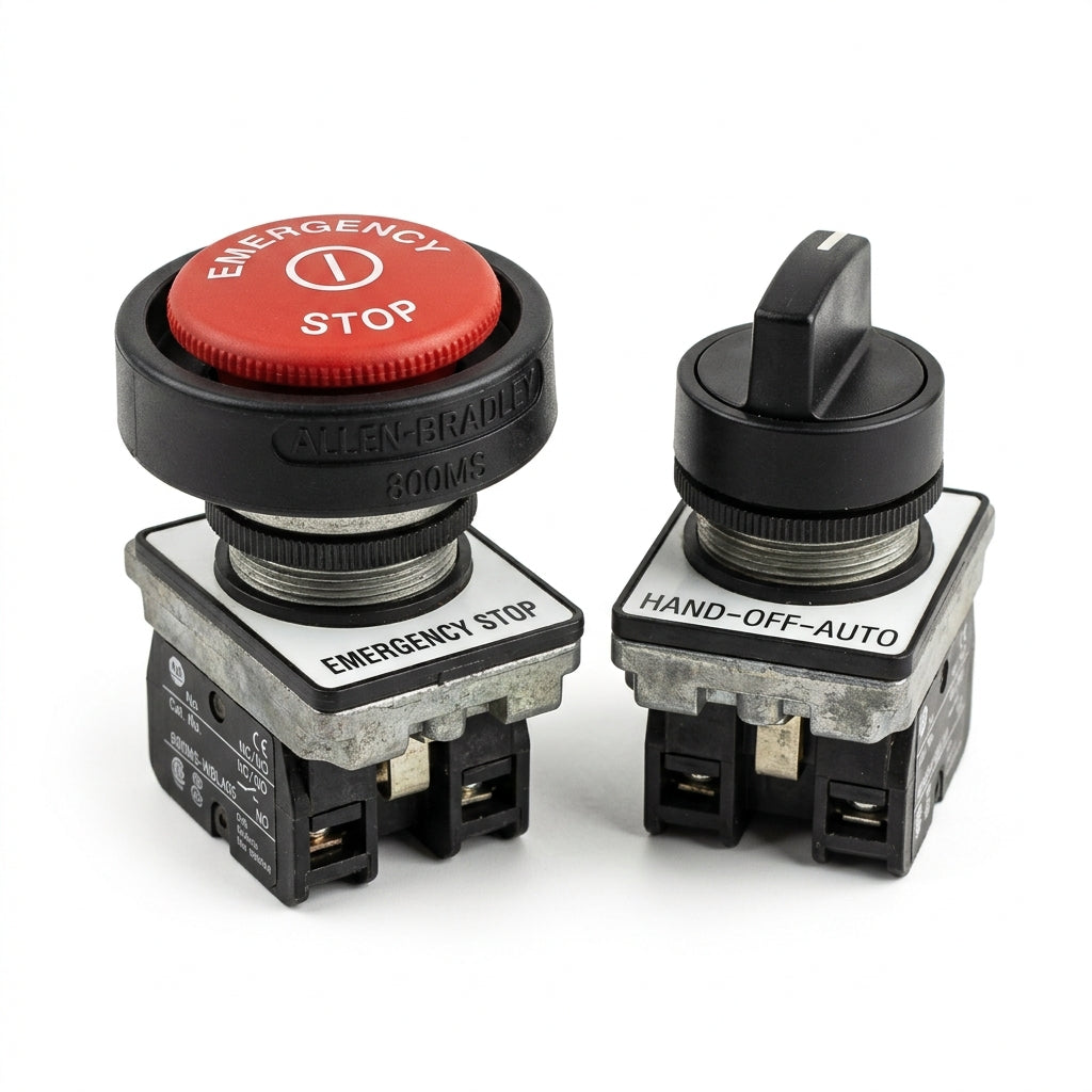 ALLEN-BRADLEY 800MS-WBLA05 BOTONES PULSADORES BOTONERAS Y ACCESORIOS