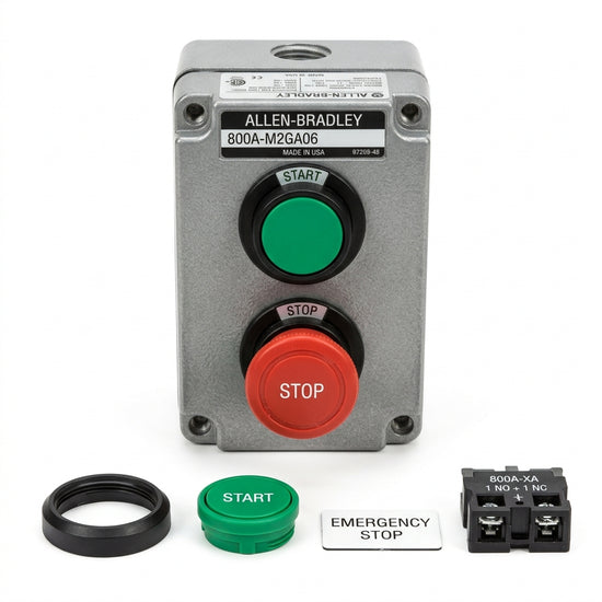 ALLEN-BRADLEY 800A-M2GA06 BOTONES PULSADORES BOTONERAS Y ACCESORIOS