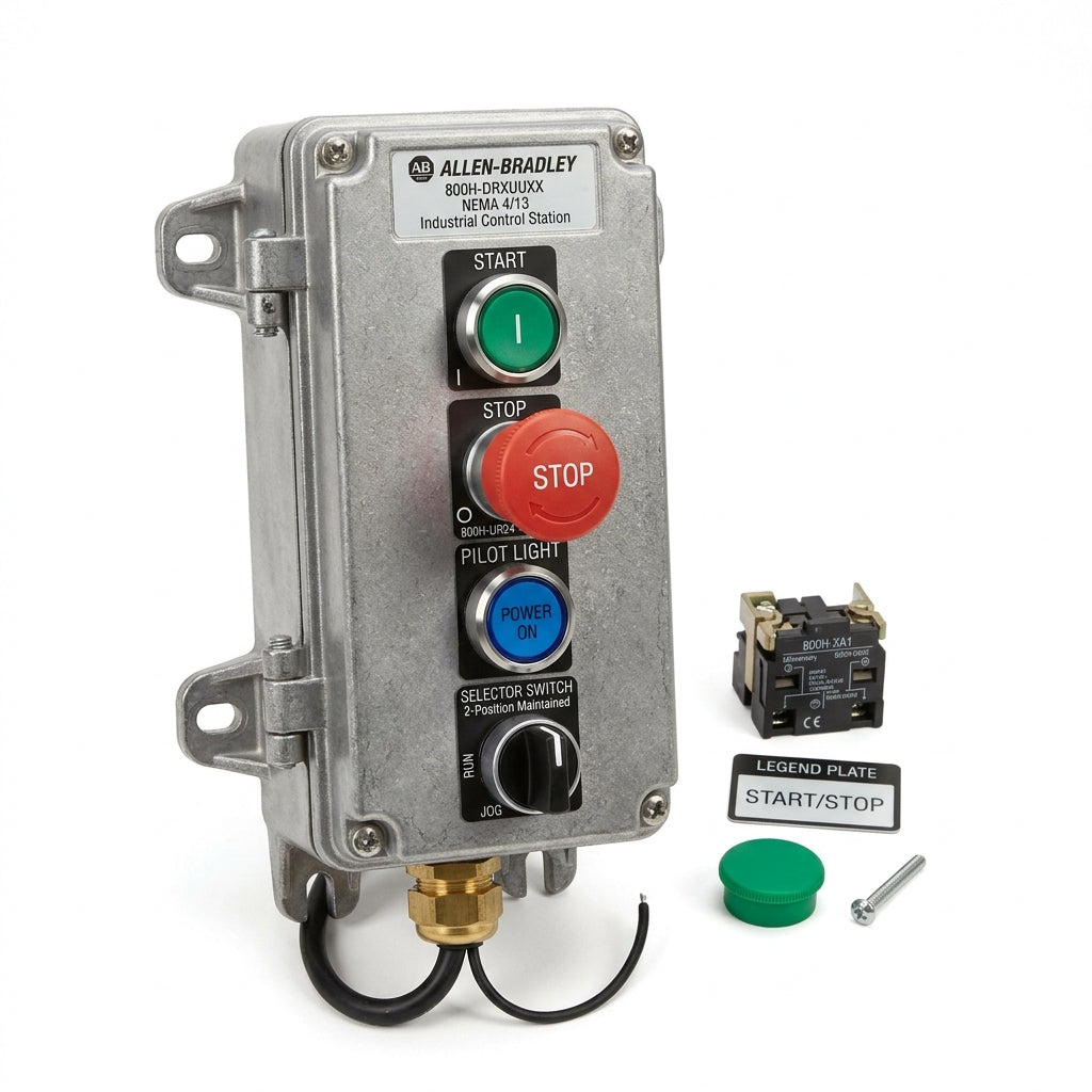 ALLEN-BRADLEY 800H-DRXUUXX BOTONES PULSADORES BOTONERAS Y ACCESORIOS