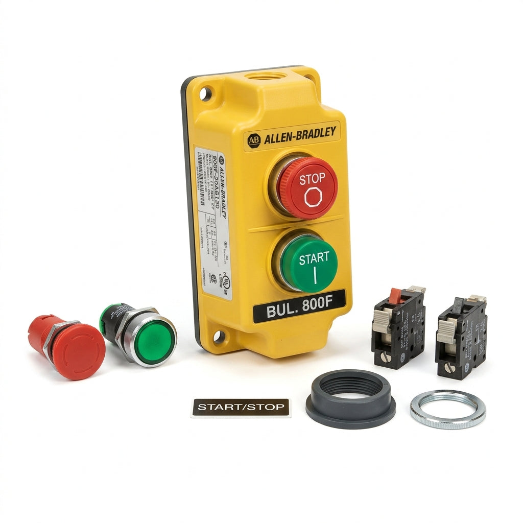 ALLEN-BRADLEY 800F-20AS120 BOTONES PULSADORES BOTONERAS Y ACCESORIOS