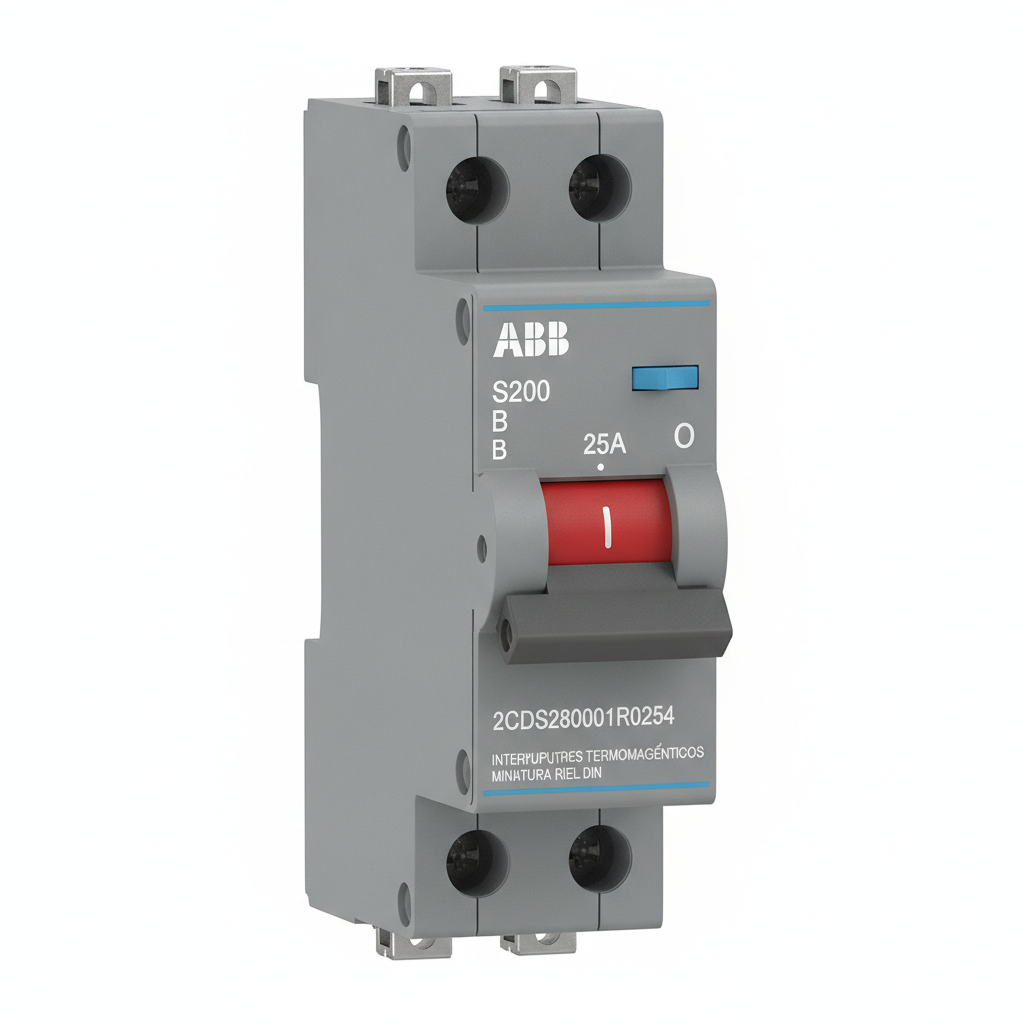ABB 2CDS284001R0254 INTERRUPTORES TERMOMAGNETICOS MINIATURA RIEL DIN