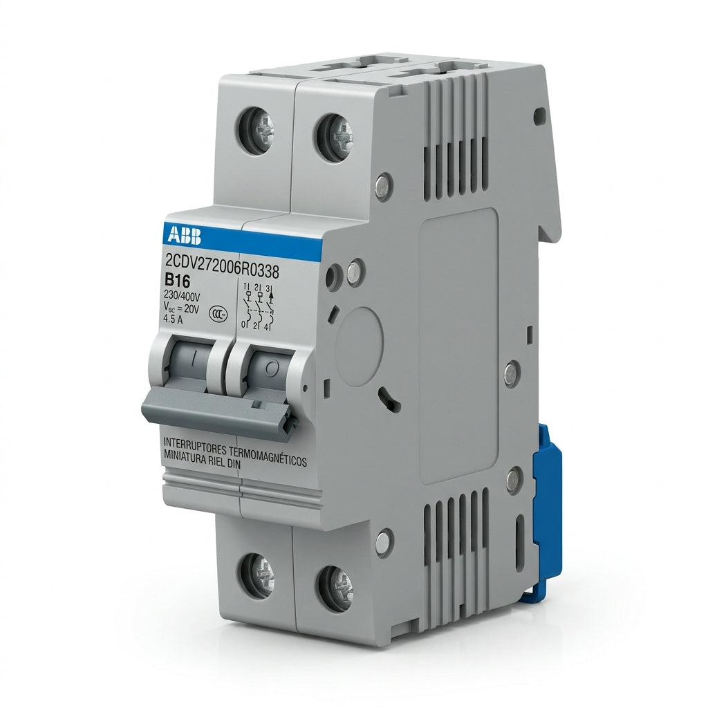 ABB 2CDV272006R0338 INTERRUPTORES TERMOMAGNETICOS MINIATURA RIEL DIN