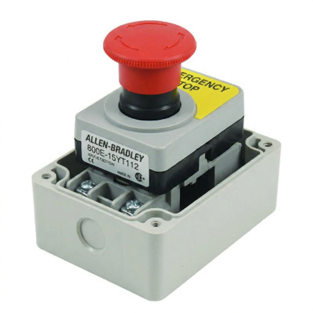 ALLEN-BRADLEY 800E-15YT112 BOTONES PULSADORES BOTONERAS