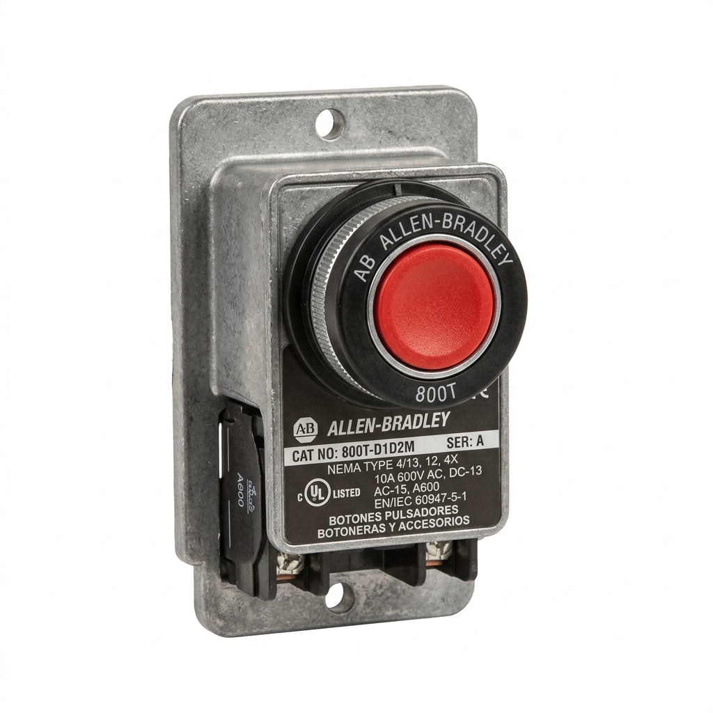 ALLEN-BRADLEY 800T-D1D2M BOTONES PULSADORES BOTONERAS Y ACCESORIOS