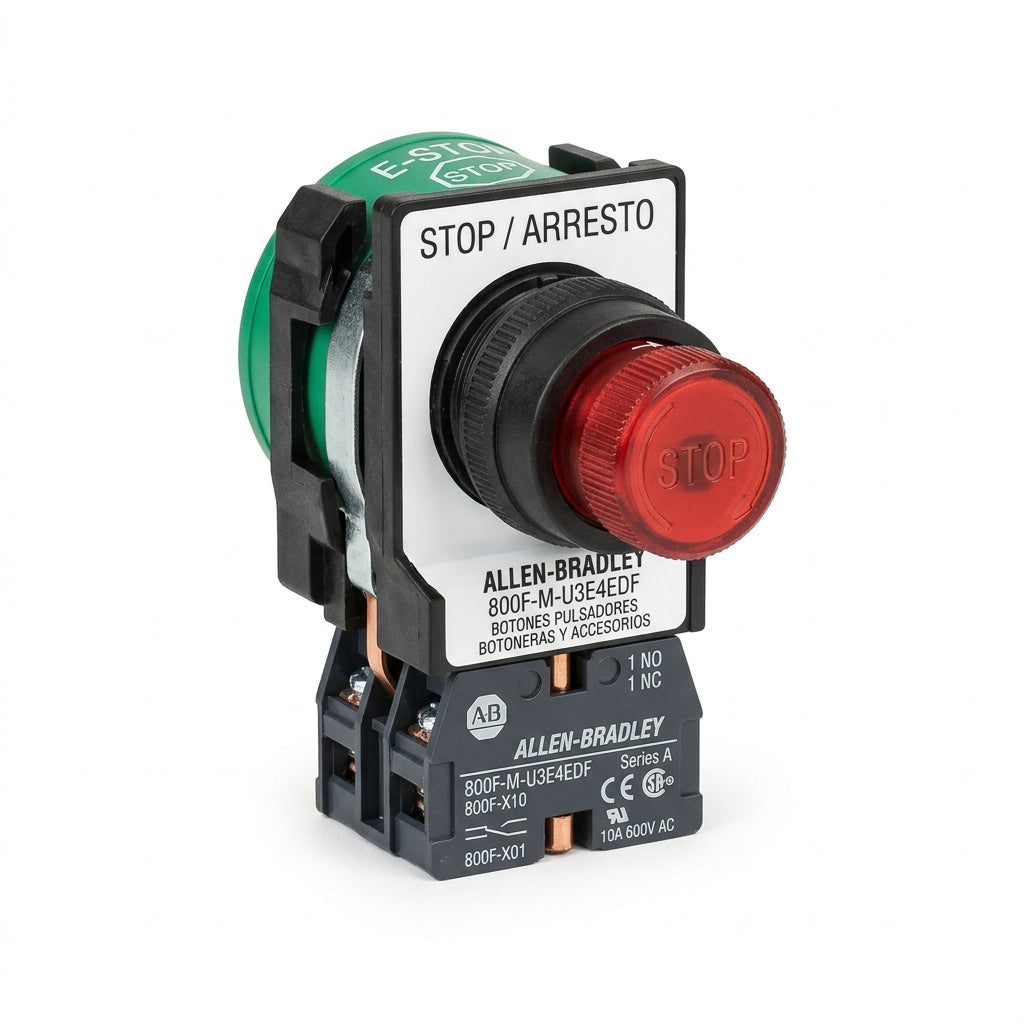 ALLEN-BRADLEY 800F-M-U3E4EDF BOTONES PULSADORES BOTONERAS Y ACCESORIOS