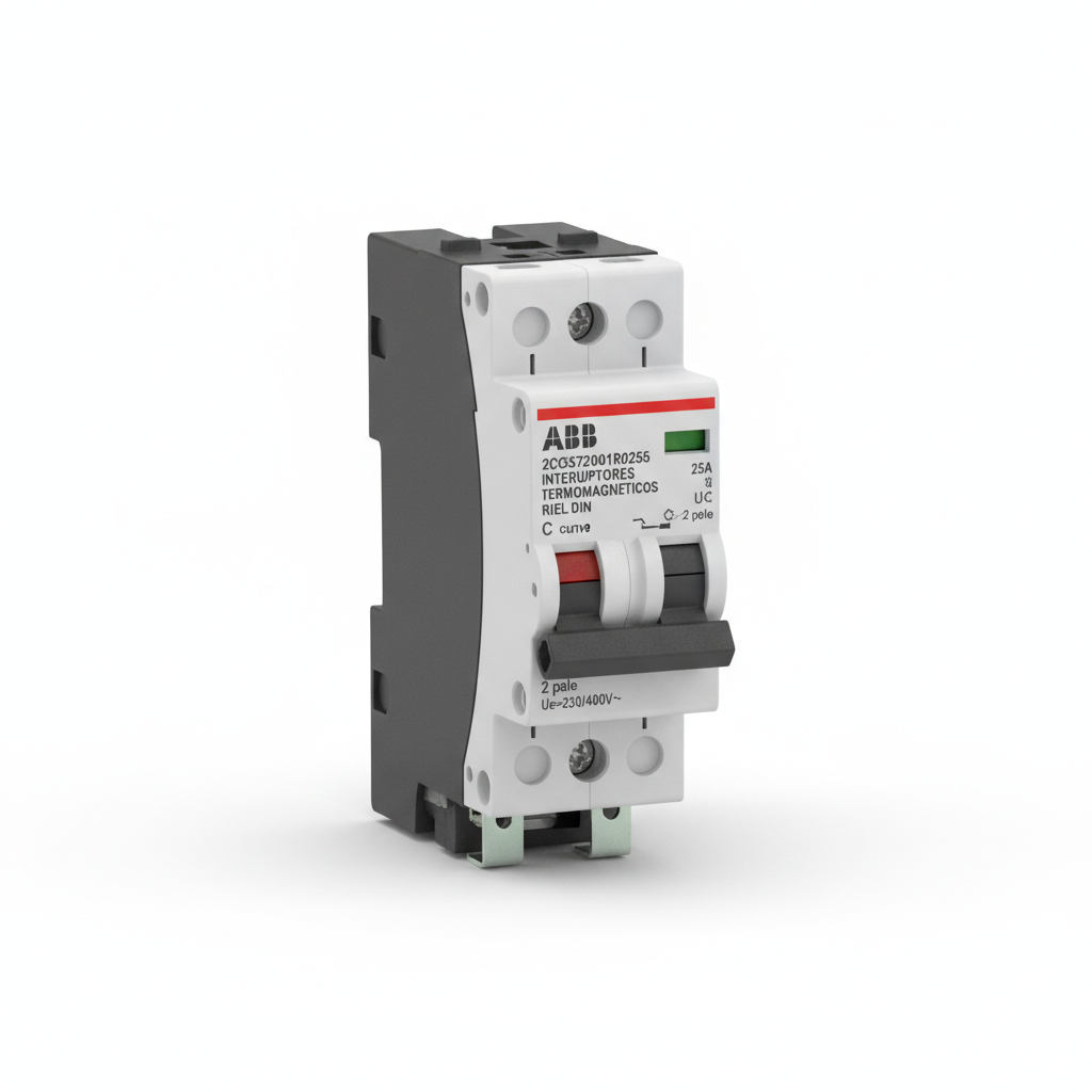 ABB 2CCS572001R0255 INTERRUPTORES TERMOMAGNETICOS MINIATURA RIEL DIN