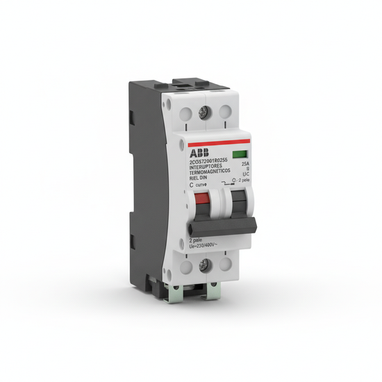 ABB 2CCS572001R0255 INTERRUPTORES TERMOMAGNETICOS MINIATURA RIEL DIN