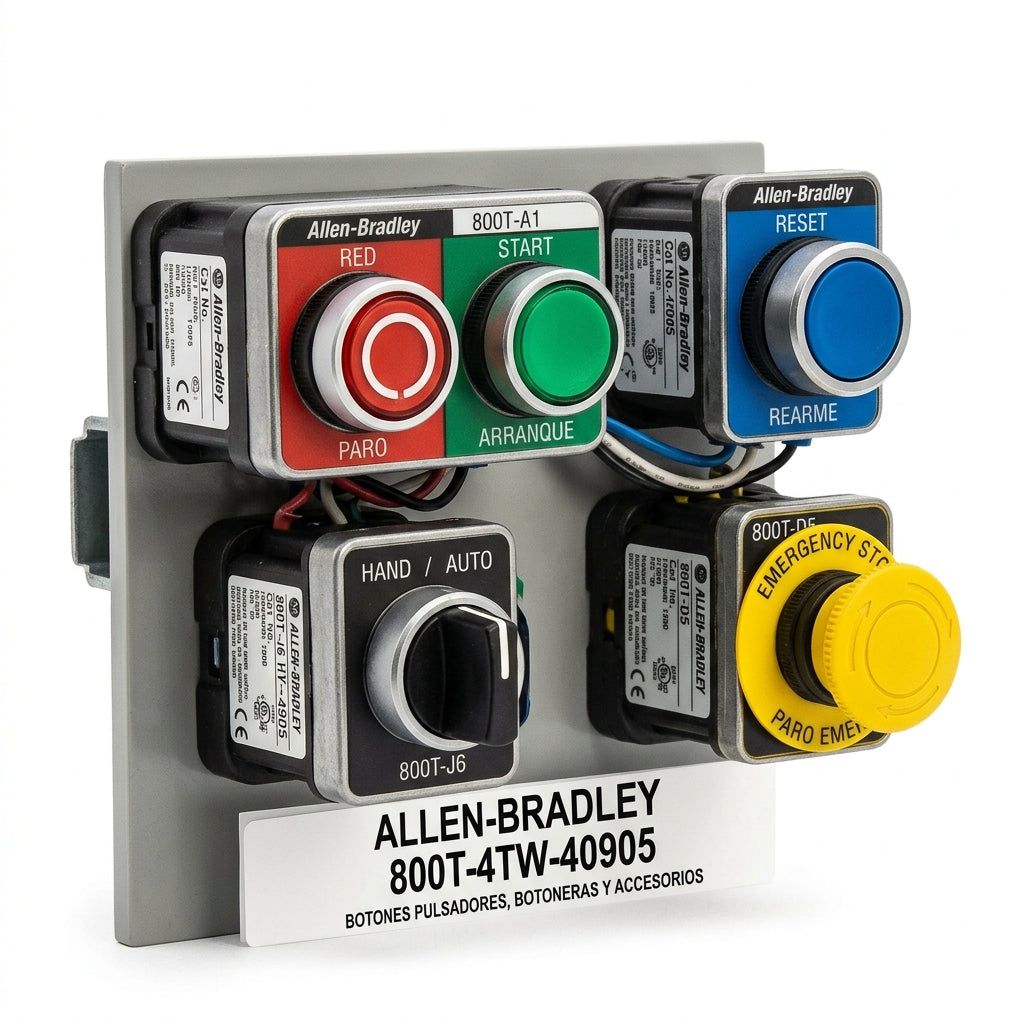 ALLEN-BRADLEY 800T-4TW-40905 BOTONES PULSADORES BOTONERAS Y ACCESORIOS