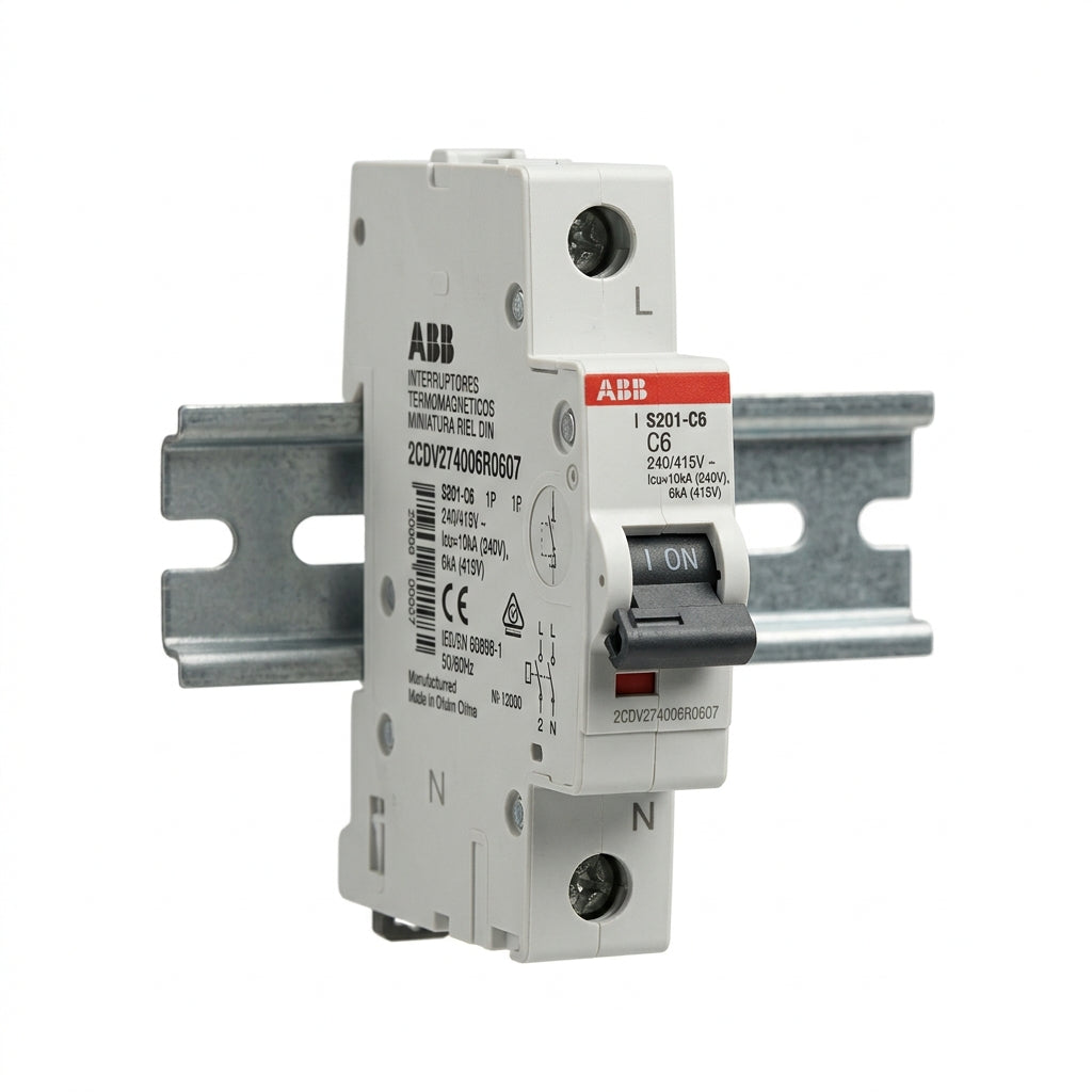 ABB 2CDV274006R0607 INTERRUPTORES TERMOMAGNETICOS MINIATURA RIEL DIN