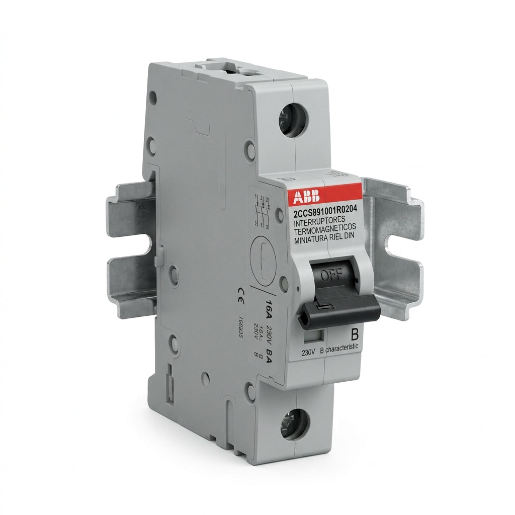 ABB 2CCS891001R0204 INTERRUPTORES TERMOMAGNETICOS MINIATURA RIEL DIN