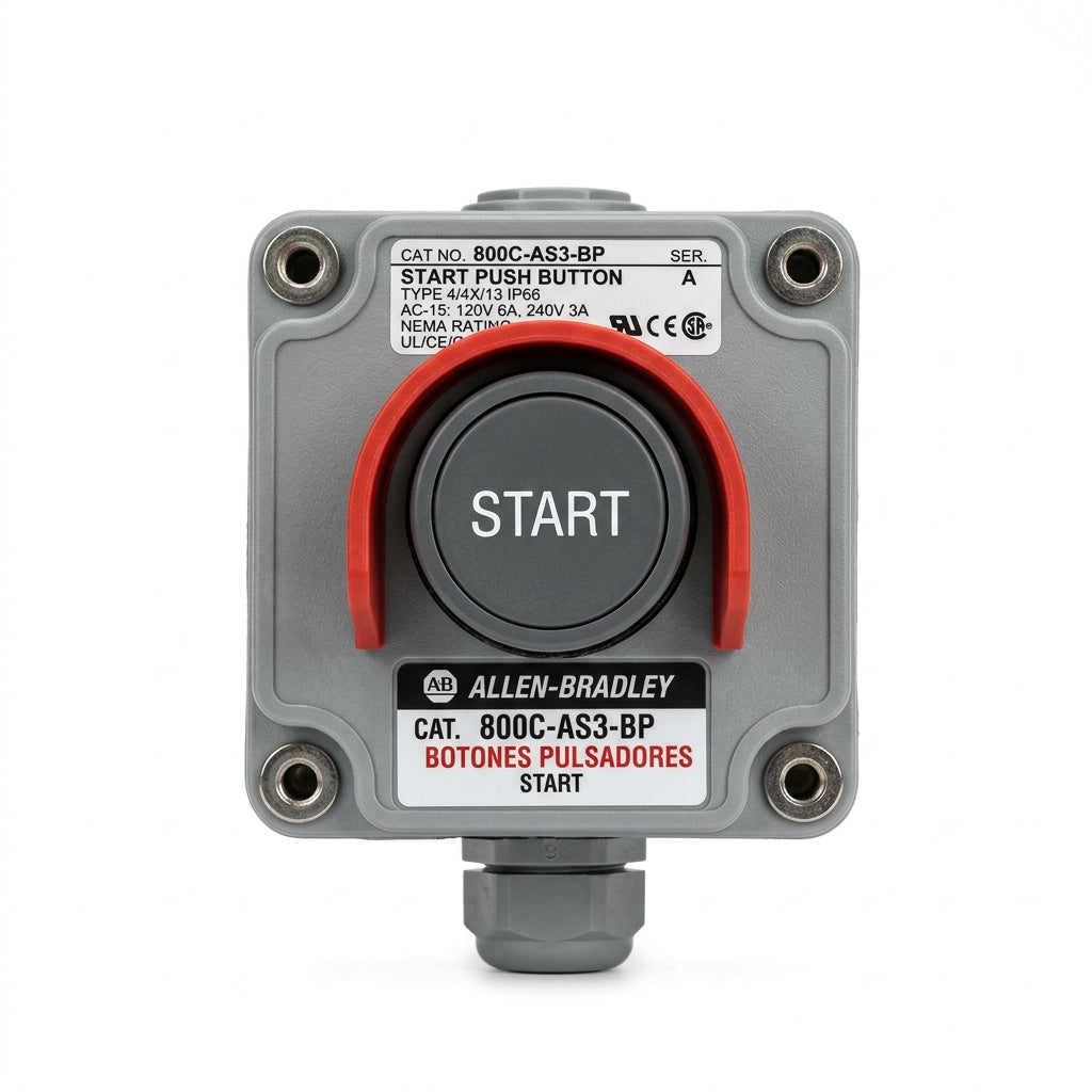 ALLEN-BRADLEY 800C-AS3-BP BOTONES PULSADORES BOTONERAS Y ACCESORIOS