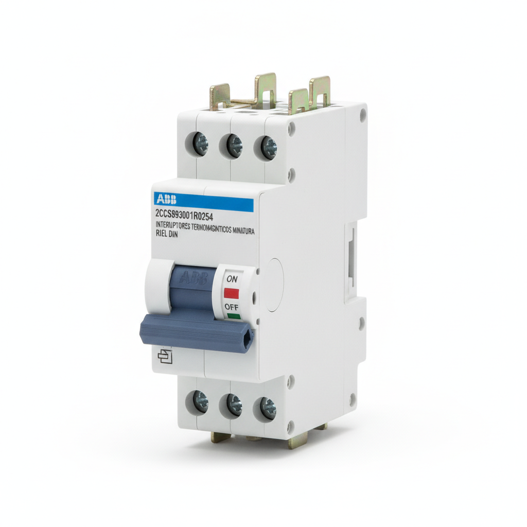 ABB 2CCS893001R0254 INTERRUPTORES TERMOMAGNETICOS MINIATURA RIEL DIN