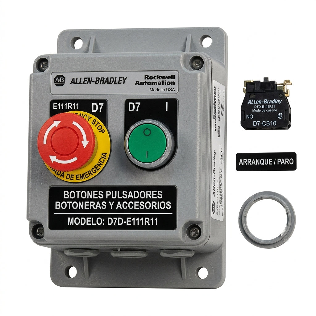 ALLEN-BRADLEY D7D-E111R11 BOTONES PULSADORES BOTONERAS Y ACCESORIOS