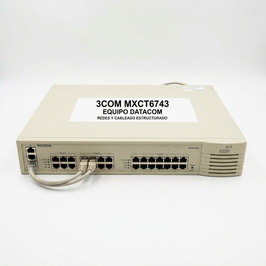 3COM MXCT6743 EQUIPO DATACOM (REDES Y CABLEADO ESTRUCTURADO)