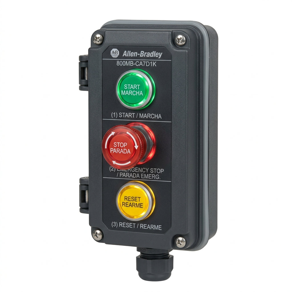 ALLEN-BRADLEY 800MB-CA7D1K BOTONES PULSADORES BOTONERAS Y ACCESORIOS