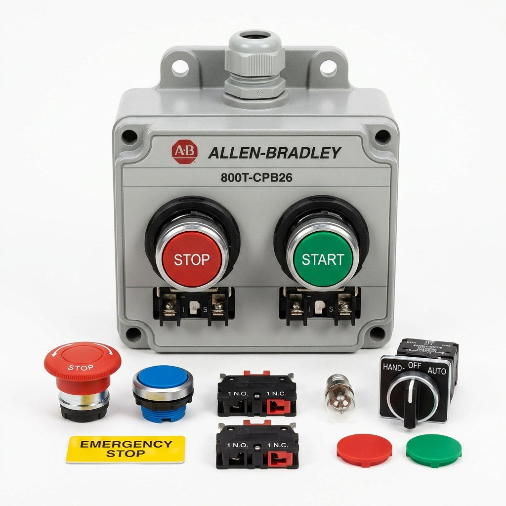 ALLEN-BRADLEY 800T-CPB26 BOTONES PULSADORES BOTONERAS Y ACCESORIOS