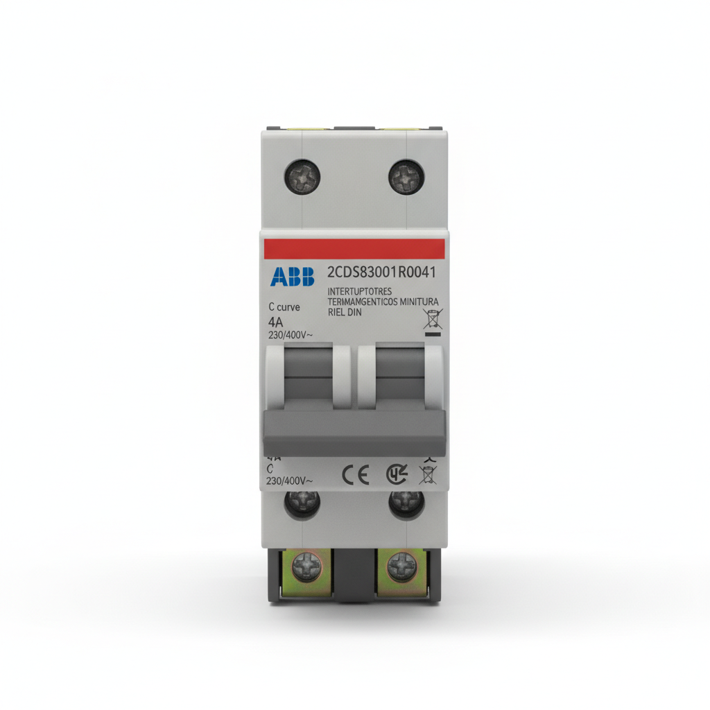 ABB 2CDS283001R0041 INTERRUPTORES TERMOMAGNETICOS MINIATURA RIEL DIN