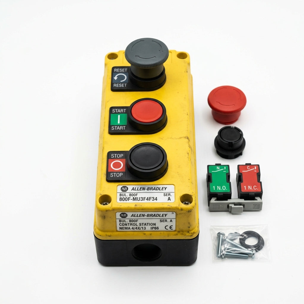 ALLEN-BRADLEY 800F-MU3F4F34 BOTONES PULSADORES BOTONERAS Y ACCESORIOS