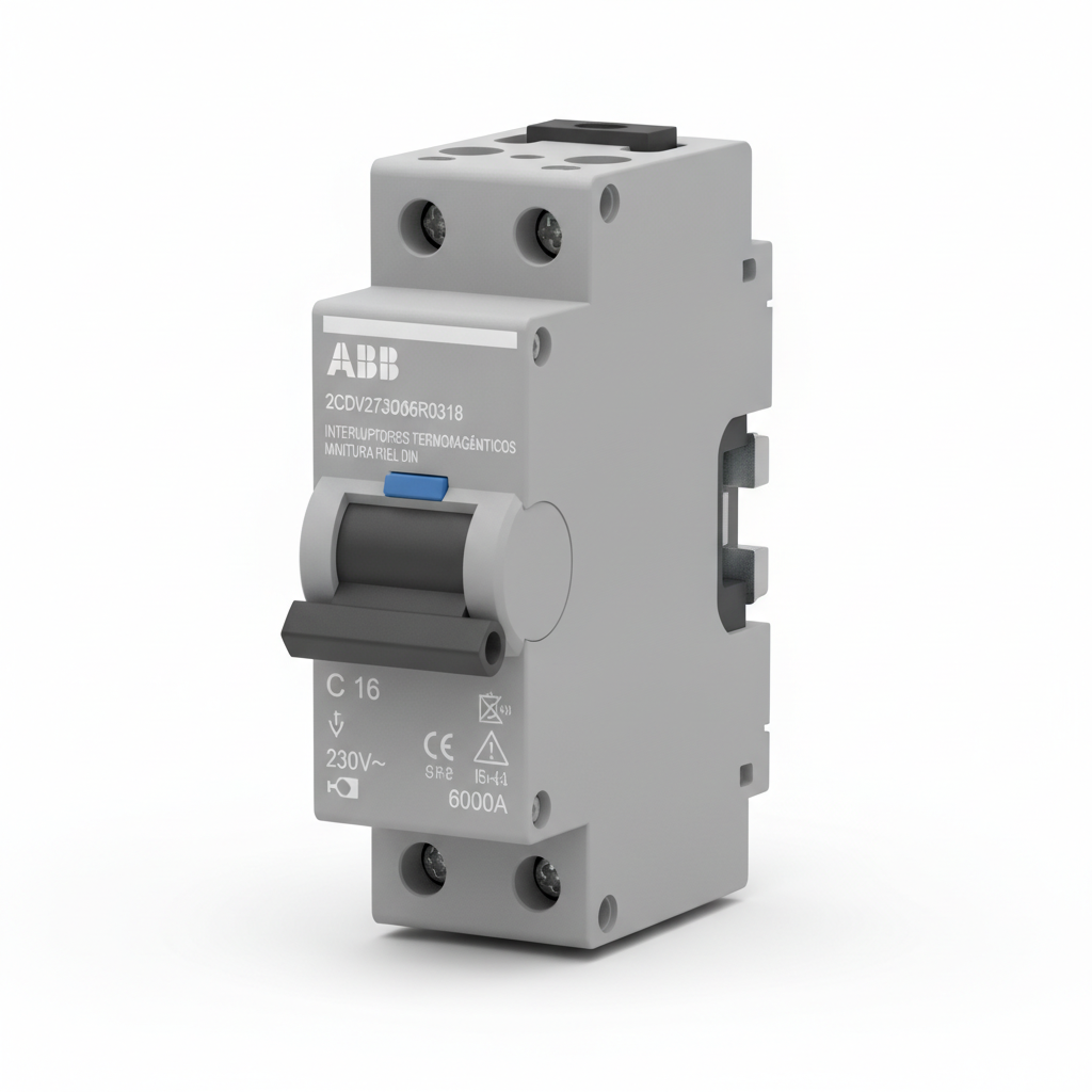 ABB 2CDV273006R0318 INTERRUPTORES TERMOMAGNETICOS MINIATURA RIEL DIN