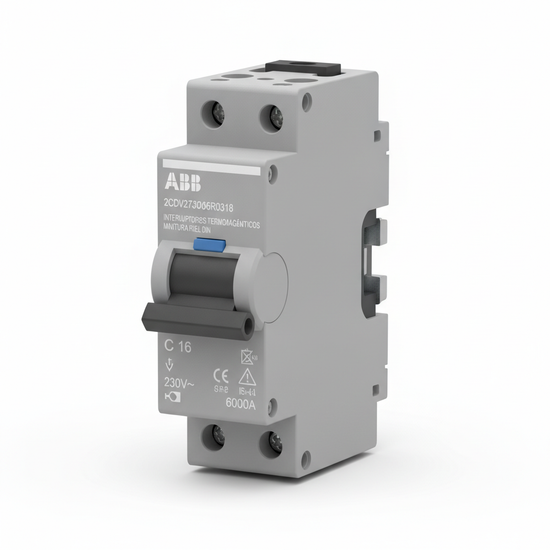 ABB 2CDV273006R0318 INTERRUPTORES TERMOMAGNETICOS MINIATURA RIEL DIN