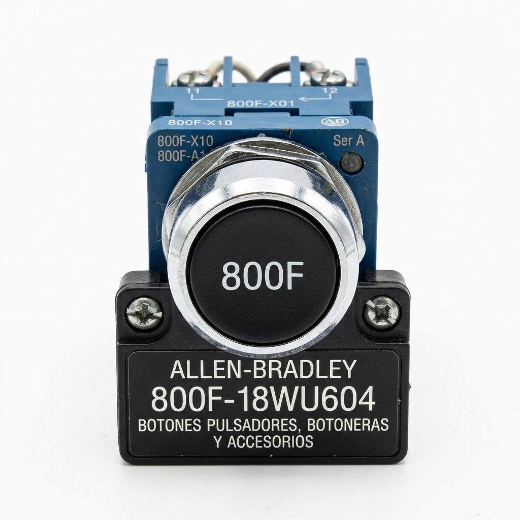 ALLEN-BRADLEY 800F-18WU604 BOTONES PULSADORES BOTONERAS Y ACCESORIOS