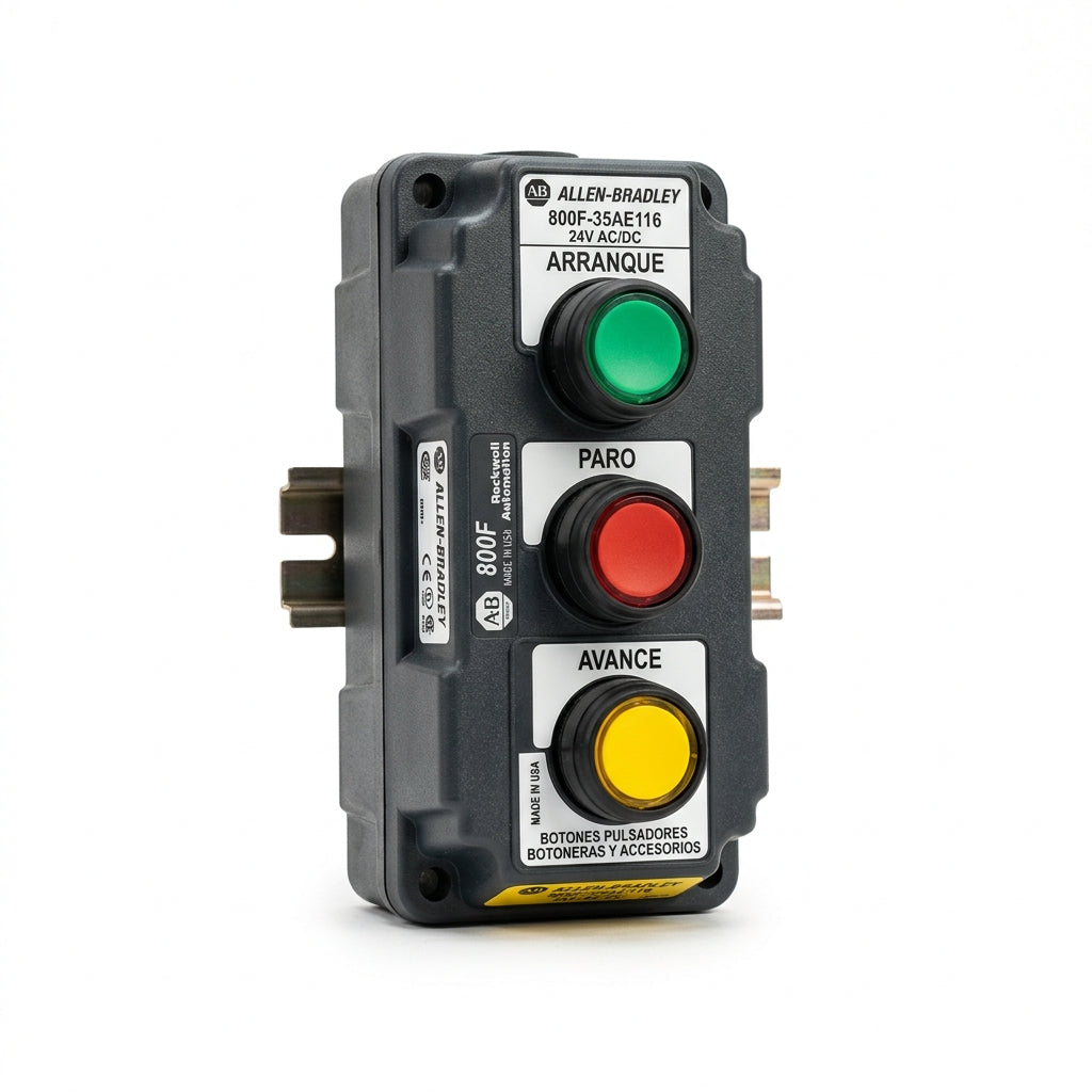 ALLEN-BRADLEY 800F-35AE116 BOTONES PULSADORES BOTONERAS Y ACCESORIOS