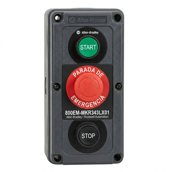 ALLEN-BRADLEY 800EM-MKR343LX01 BOTONES PULSADORES BOTONERAS