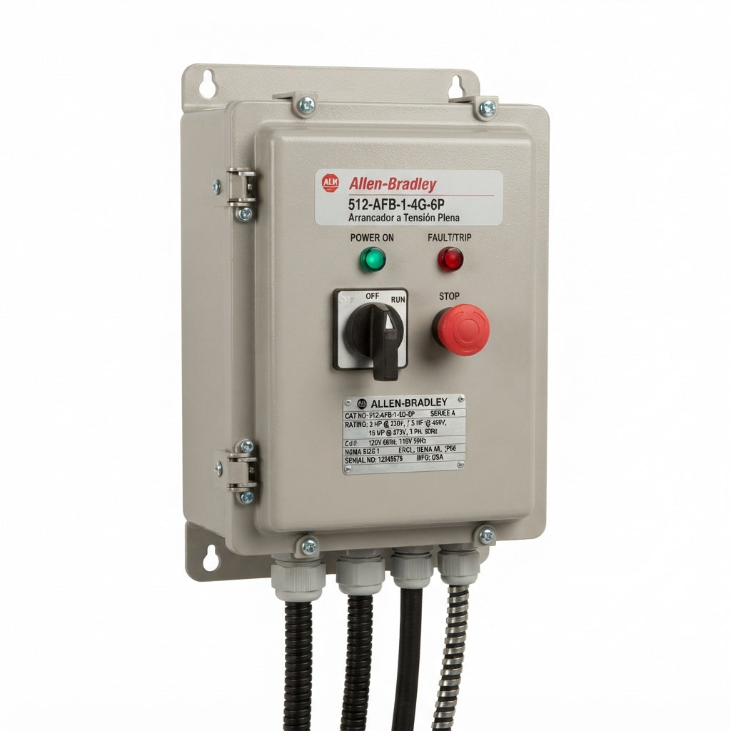 ALLEN-BRADLEY 512-AFB-1-4G-6P ARRANCADORES A TENSION PLENA
