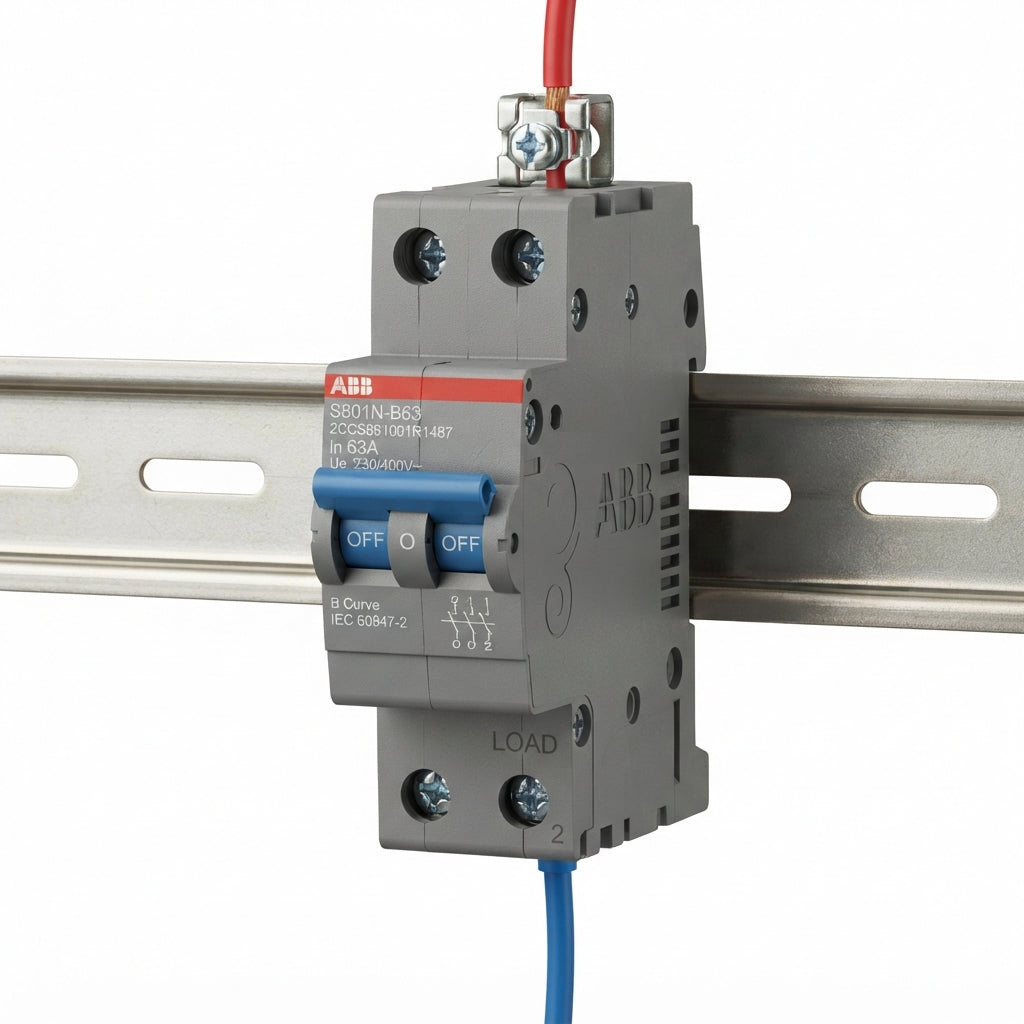 ABB 2CCS861001R1487 INTERRUPTORES TERMOMAGNETICOS MINIATURA RIEL DIN